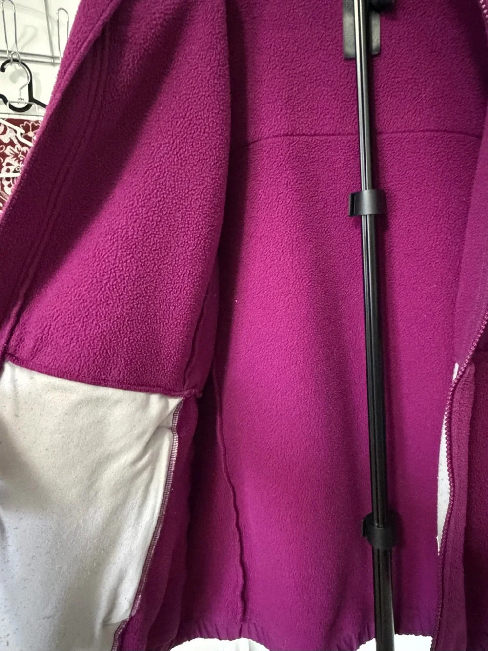 The North Face Girls' Purple Hooded Puffer-Fleece Jacket